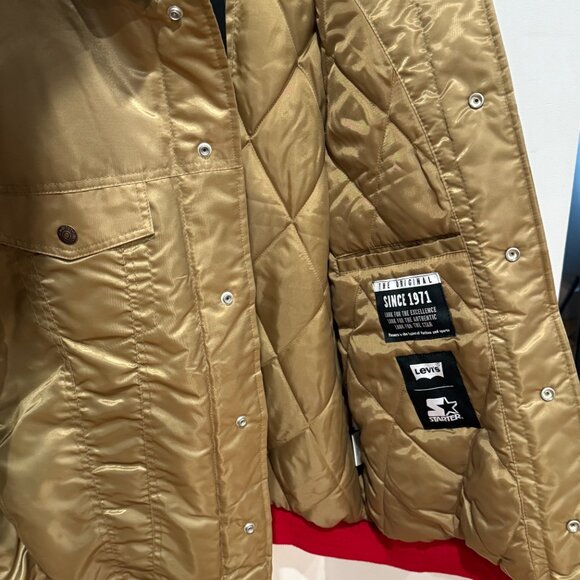 GENUINE Levi’s Starter Gold San Francisco 49ers Trucker Full-Snap Jacket - XL - Picture 5 of 12
